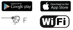 Wi-Fi Smart stik til udendørs brug med timer og effektmåler - styring via smartphone WIFIPO120FWT 